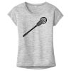OCSO Multi-Colors Sublimatable Ladies PosiCharge Electric Heather Sporty Tee Thumbnail