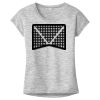 OCSO Multi-Colors Sublimatable Ladies PosiCharge Electric Heather Sporty Tee Thumbnail