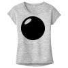 OCSO Multi-Colors Sublimatable Ladies PosiCharge Electric Heather Sporty Tee Thumbnail