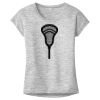 OCSO Multi-Colors Sublimatable Ladies PosiCharge Electric Heather Sporty Tee Thumbnail
