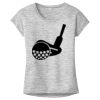 OCSO Multi-Colors Sublimatable Ladies PosiCharge Electric Heather Sporty Tee Thumbnail