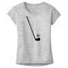 OCSO Multi-Colors Sublimatable Ladies PosiCharge Electric Heather Sporty Tee Thumbnail