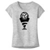 OCSO Multi-Colors Sublimatable Ladies PosiCharge Electric Heather Sporty Tee Thumbnail