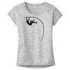 OCSO Multi-Colors Sublimatable Ladies PosiCharge Electric Heather Sporty Tee Thumbnail