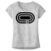 OCSO Multi-Colors Sublimatable Ladies PosiCharge Electric Heather Sporty Tee Thumbnail