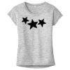 OCSO Multi-Colors Sublimatable Ladies PosiCharge Electric Heather Sporty Tee Thumbnail