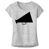 OCSO Multi-Colors Sublimatable Ladies PosiCharge Electric Heather Sporty Tee Thumbnail