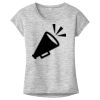 OCSO Multi-Colors Sublimatable Ladies PosiCharge Electric Heather Sporty Tee Thumbnail