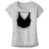 OCSO Multi-Colors Sublimatable Ladies PosiCharge Electric Heather Sporty Tee Thumbnail
