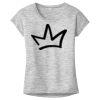 OCSO Multi-Colors Sublimatable Ladies PosiCharge Electric Heather Sporty Tee Thumbnail