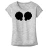 OCSO Multi-Colors Sublimatable Ladies PosiCharge Electric Heather Sporty Tee Thumbnail