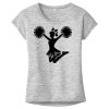 OCSO Multi-Colors Sublimatable Ladies PosiCharge Electric Heather Sporty Tee Thumbnail