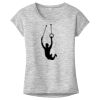 OCSO Multi-Colors Sublimatable Ladies PosiCharge Electric Heather Sporty Tee Thumbnail