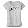OCSO Multi-Colors Sublimatable Ladies PosiCharge Electric Heather Sporty Tee Thumbnail