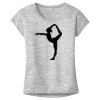 OCSO Multi-Colors Sublimatable Ladies PosiCharge Electric Heather Sporty Tee Thumbnail