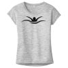 OCSO Multi-Colors Sublimatable Ladies PosiCharge Electric Heather Sporty Tee Thumbnail