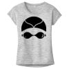 OCSO Multi-Colors Sublimatable Ladies PosiCharge Electric Heather Sporty Tee Thumbnail