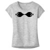 OCSO Multi-Colors Sublimatable Ladies PosiCharge Electric Heather Sporty Tee Thumbnail