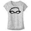 OCSO Multi-Colors Sublimatable Ladies PosiCharge Electric Heather Sporty Tee Thumbnail