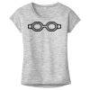 OCSO Multi-Colors Sublimatable Ladies PosiCharge Electric Heather Sporty Tee Thumbnail