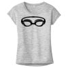 OCSO Multi-Colors Sublimatable Ladies PosiCharge Electric Heather Sporty Tee Thumbnail