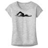 OCSO Multi-Colors Sublimatable Ladies PosiCharge Electric Heather Sporty Tee Thumbnail