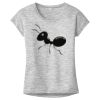 OCSO Multi-Colors Sublimatable Ladies PosiCharge Electric Heather Sporty Tee Thumbnail