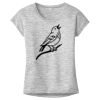 OCSO Multi-Colors Sublimatable Ladies PosiCharge Electric Heather Sporty Tee Thumbnail