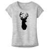 OCSO Multi-Colors Sublimatable Ladies PosiCharge Electric Heather Sporty Tee Thumbnail