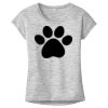 OCSO Multi-Colors Sublimatable Ladies PosiCharge Electric Heather Sporty Tee Thumbnail