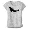 OCSO Multi-Colors Sublimatable Ladies PosiCharge Electric Heather Sporty Tee Thumbnail