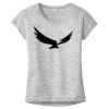 OCSO Multi-Colors Sublimatable Ladies PosiCharge Electric Heather Sporty Tee Thumbnail