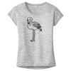 OCSO Multi-Colors Sublimatable Ladies PosiCharge Electric Heather Sporty Tee Thumbnail