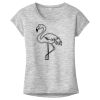 OCSO Multi-Colors Sublimatable Ladies PosiCharge Electric Heather Sporty Tee Thumbnail