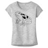OCSO Multi-Colors Sublimatable Ladies PosiCharge Electric Heather Sporty Tee Thumbnail