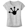OCSO Multi-Colors Sublimatable Ladies PosiCharge Electric Heather Sporty Tee Thumbnail