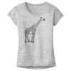 OCSO Multi-Colors Sublimatable Ladies PosiCharge Electric Heather Sporty Tee Thumbnail