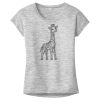 OCSO Multi-Colors Sublimatable Ladies PosiCharge Electric Heather Sporty Tee Thumbnail