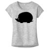 OCSO Multi-Colors Sublimatable Ladies PosiCharge Electric Heather Sporty Tee Thumbnail