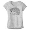 OCSO Multi-Colors Sublimatable Ladies PosiCharge Electric Heather Sporty Tee Thumbnail