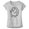 OCSO Multi-Colors Sublimatable Ladies PosiCharge Electric Heather Sporty Tee Thumbnail