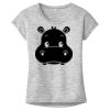 OCSO Multi-Colors Sublimatable Ladies PosiCharge Electric Heather Sporty Tee Thumbnail