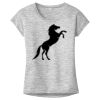OCSO Multi-Colors Sublimatable Ladies PosiCharge Electric Heather Sporty Tee Thumbnail