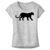OCSO Multi-Colors Sublimatable Ladies PosiCharge Electric Heather Sporty Tee Thumbnail