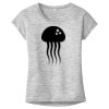 OCSO Multi-Colors Sublimatable Ladies PosiCharge Electric Heather Sporty Tee Thumbnail
