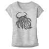 OCSO Multi-Colors Sublimatable Ladies PosiCharge Electric Heather Sporty Tee Thumbnail