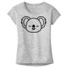 OCSO Multi-Colors Sublimatable Ladies PosiCharge Electric Heather Sporty Tee Thumbnail