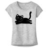 OCSO Multi-Colors Sublimatable Ladies PosiCharge Electric Heather Sporty Tee Thumbnail