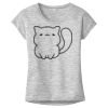 OCSO Multi-Colors Sublimatable Ladies PosiCharge Electric Heather Sporty Tee Thumbnail