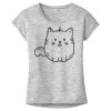 OCSO Multi-Colors Sublimatable Ladies PosiCharge Electric Heather Sporty Tee Thumbnail